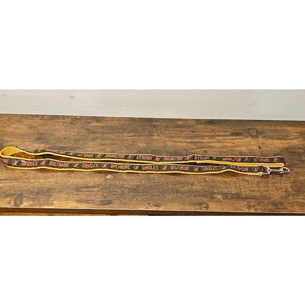 Vintage Baltimore Orioles MLB Black & Orange 4ft Dog Leash
